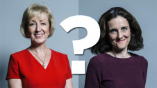(L-R) Theresa Villiers now heads up Defra, while Andrea Leadsom leads BEIS